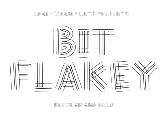 Bit Flakey: A Playful Display Font for Editorial Design
