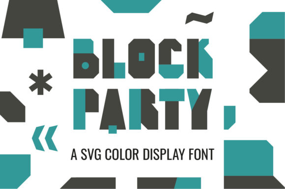 Block Party: A Bold Display Font for Modern Web Design Projects