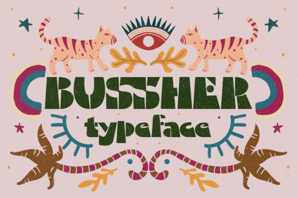 Bussher: A Bold Display Font for Modern Editorial Design