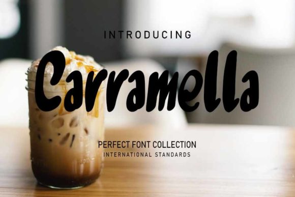 Carramella: A Bold Display Font for Modern Marketing Visuals