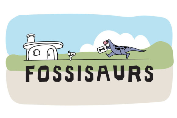 Fossisaurs: A Bold Display Font for Impactful Digital Marketing