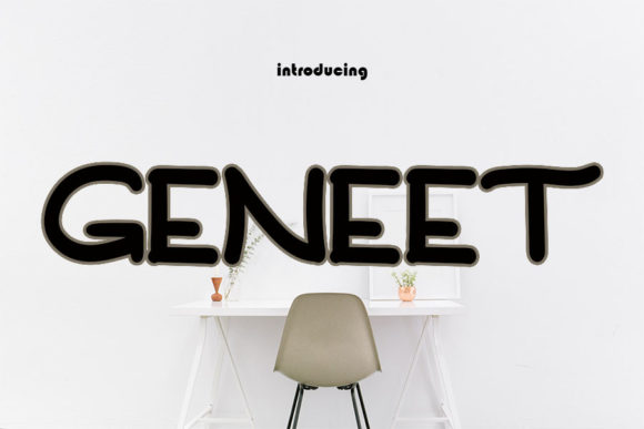 Geneet: Elevate Your Digital Campaigns with a Bold Display Font