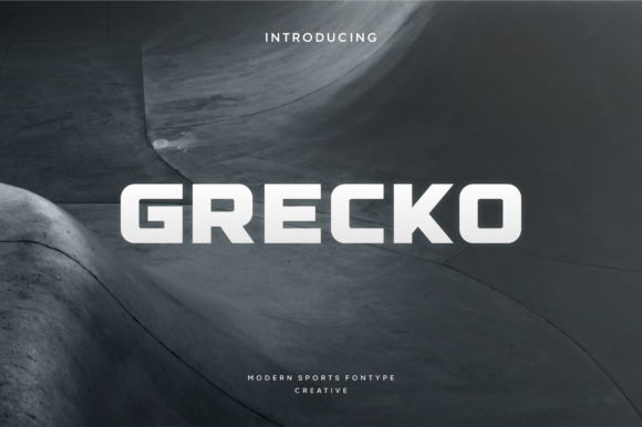 Grecko: A Bold Display Font for Editorial Impact