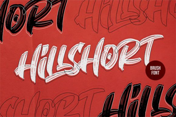 Hillshort: A Playful Display Font for Crafters & Makers
