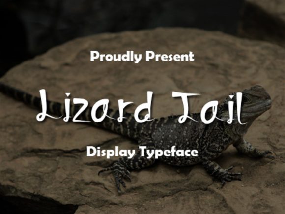 Lizard Tail: A Playful Display Font for Modern Editorial Design
