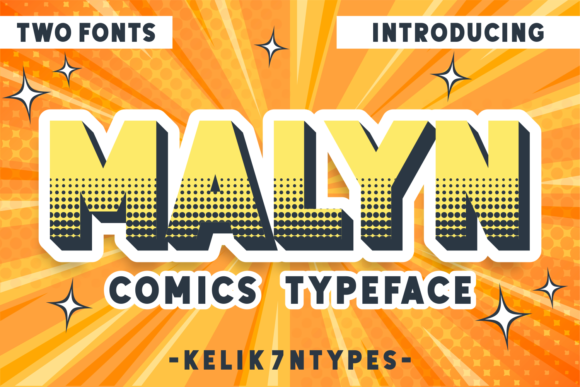 Malyn: A Bold Display Font for Impactful Marketing Visuals