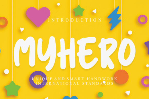 Myhero: A Playful Display Font That Elevates Your Brand