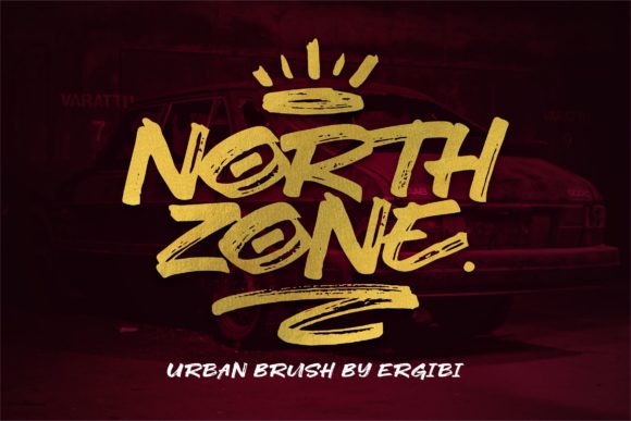 North Zone Font: Urban Style Meets Digital Design