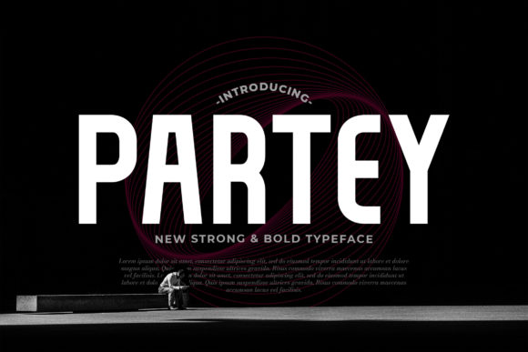 Partey: A Bold Display Font That Elevates Business Branding
