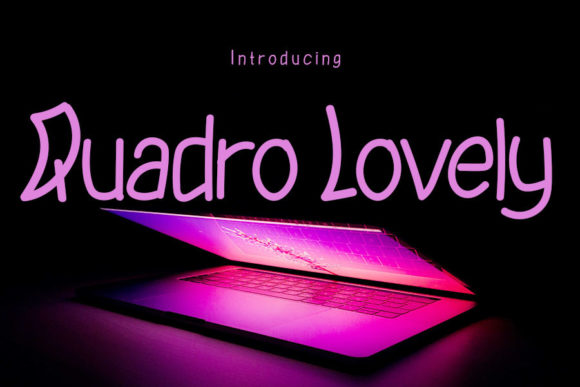 Quadro Lovely Font: A Whimsical Touch for Business Branding