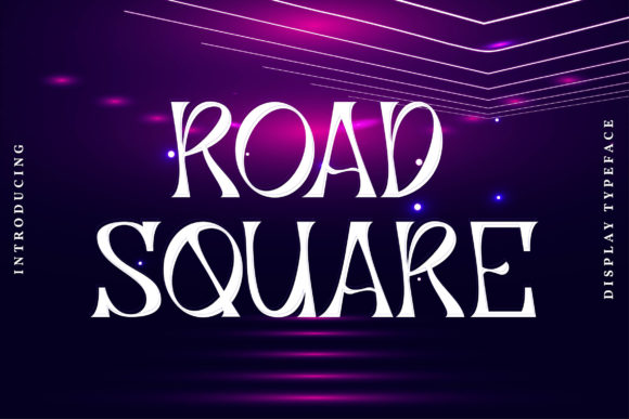 Roadsquare: A Wavy Display Font That Adds Personality to Branding