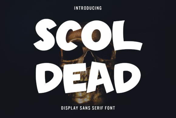 Scoldead: A Bold Display Font That Elevates Brand Identity