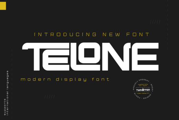 Transform Your Craft with Telone: A Futuristic Display Font for Makers